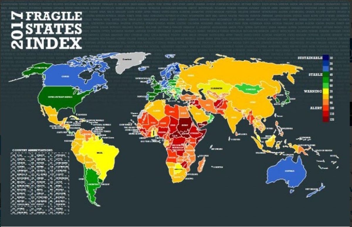 2017 Fragile States Index: Early Warnings Amidst "Jarring" Results