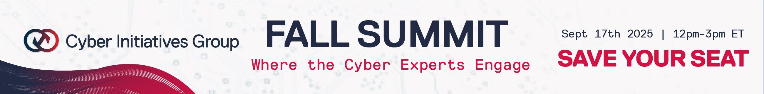 Cyber Initiatives Group Fall Summit