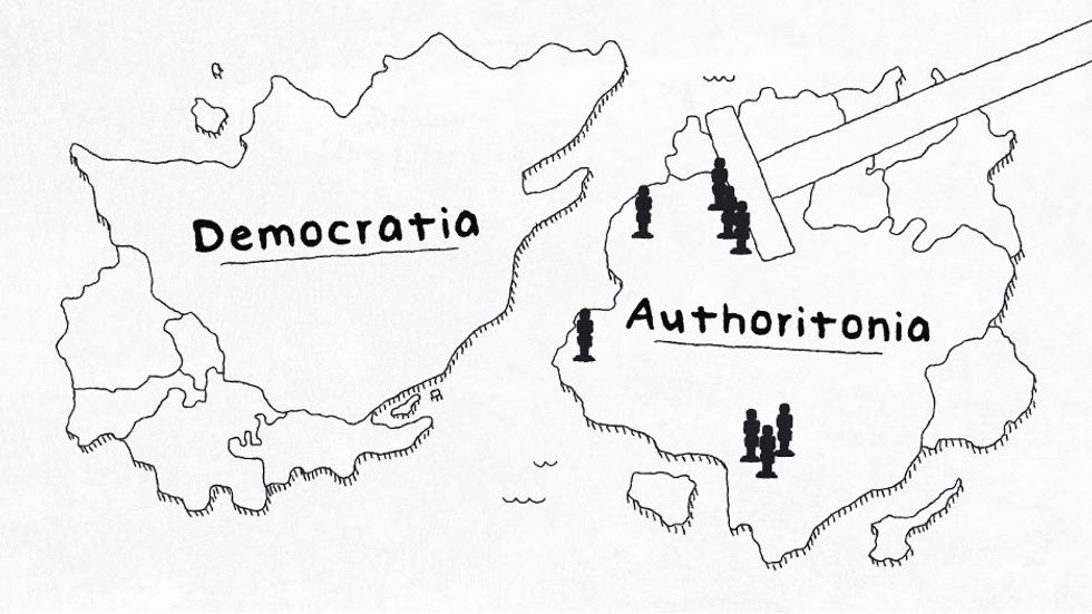 democratia authoritonia