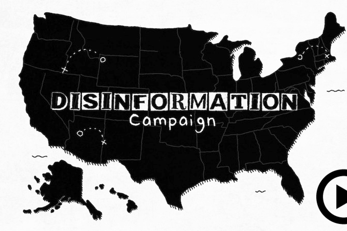 disinformation campaign video