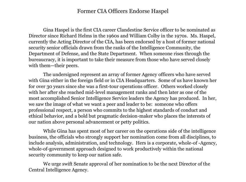 EXCLUSIVE Haspel Letter Endorse 1 1