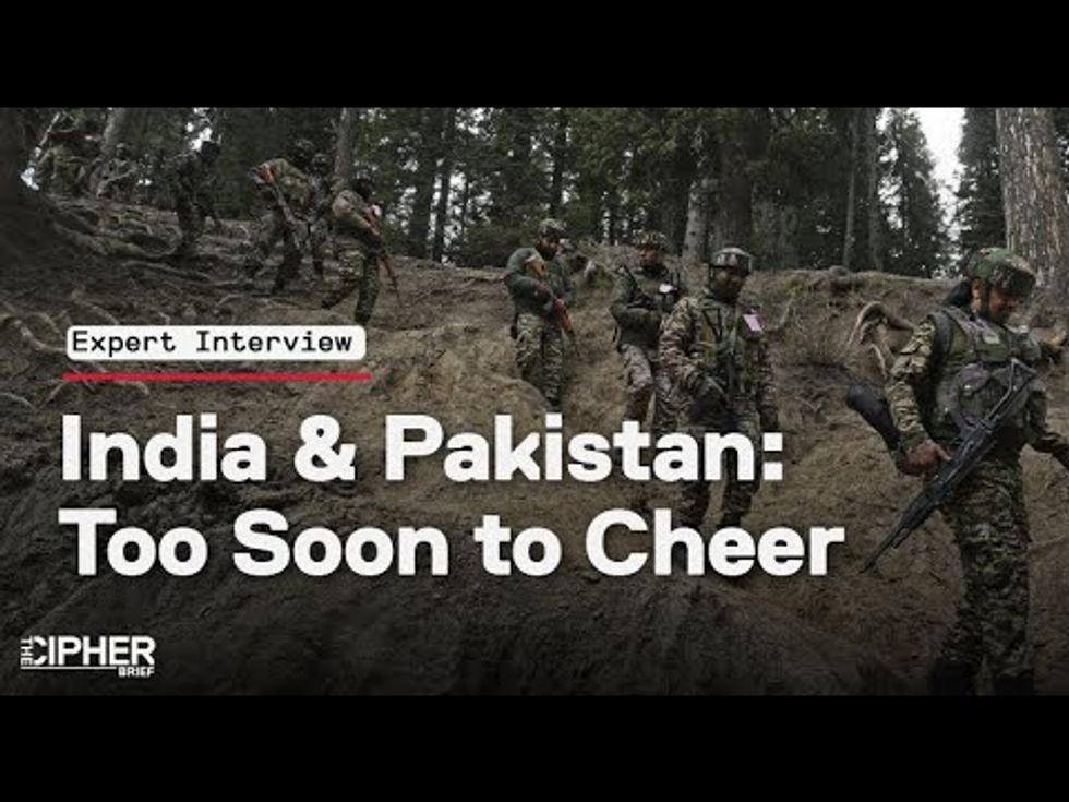 India & Pakistan: Too Soon to Cheer