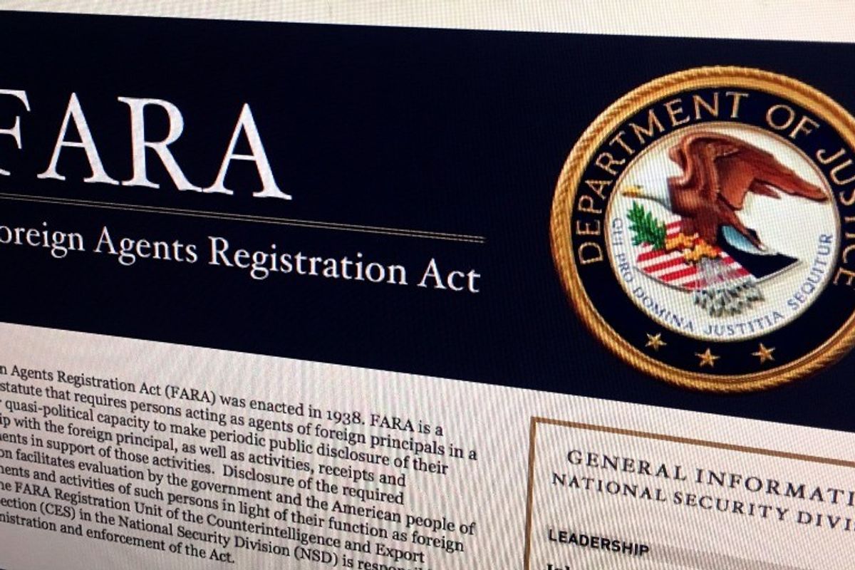 Fixing the Foreign Agents Registration Act