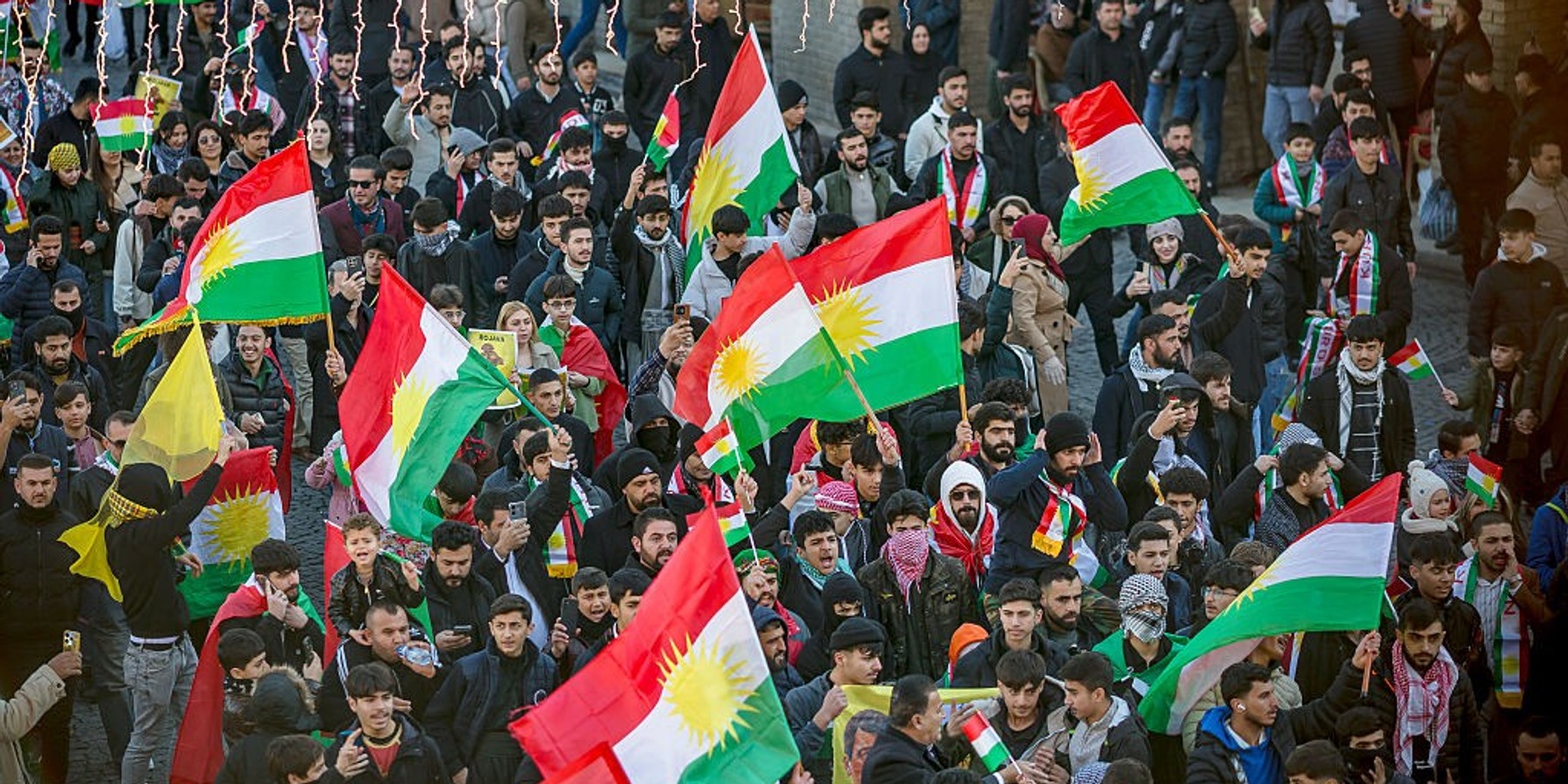 Iraq-Erbil-Demonstration-Support-Syrian-Kurds