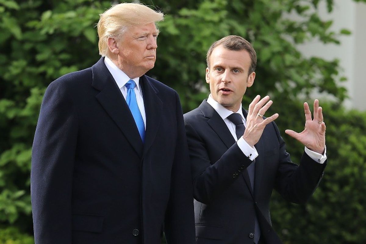 Macron’s Visit: “Embrace of Trump and a Rejection of Trumpism”