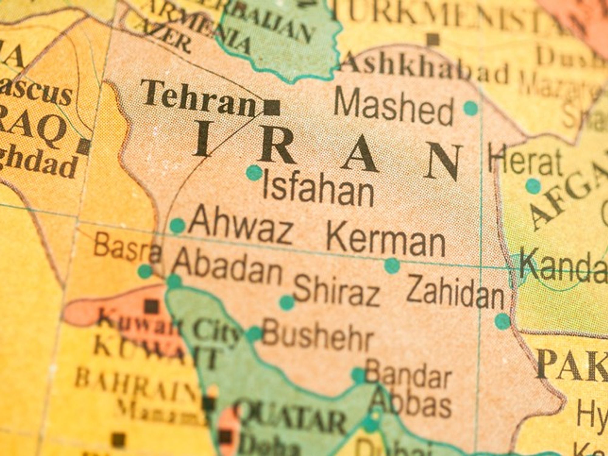 <p>Map of Iran</p>