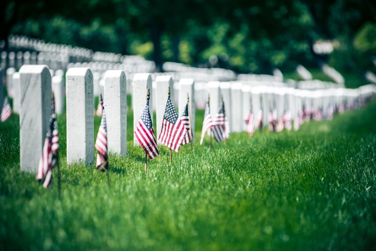 <p>Memorial Day in Arlington National Cementery</p>