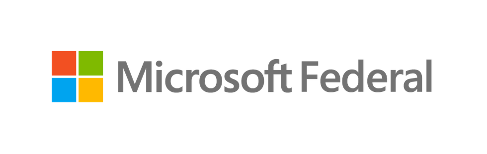 Microsoft Federal Logo Gray V1