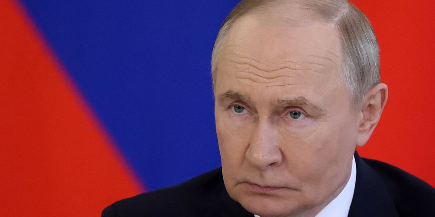 MOSCOW, RUSSIA - JULY 31: (RUSSIA OUT) Russian President Vladimir Putin looks on during Russian-Laotian talks at the Kremlin on July 31, 2025 in Moscow, Russia. President of Laos Sisoulith is on an official visit to Russia. (Photo by Contributor/Getty Images)