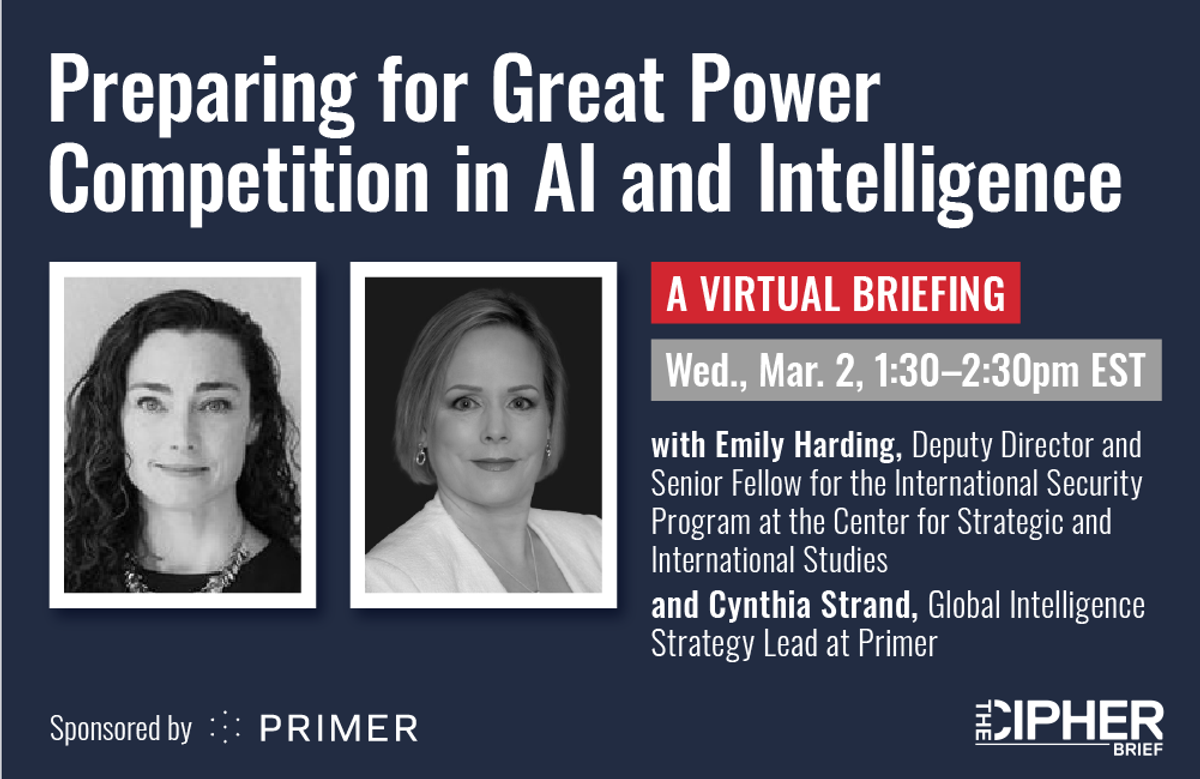 Preparing for Great Power Competition in AI and Intelligence