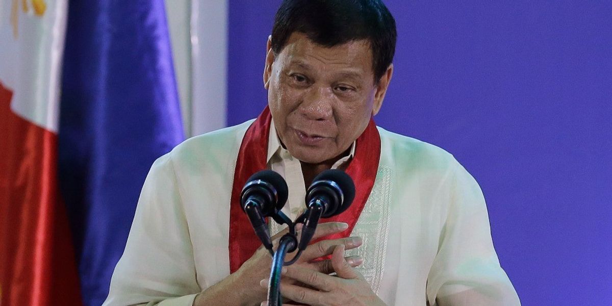 <p>President Rodrigo Duterte of the Philippines</p>