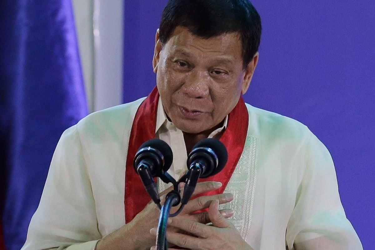<p>President Rodrigo Duterte of the Philippines</p>
