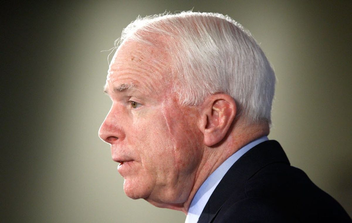 <p>Senator John McCain</p>