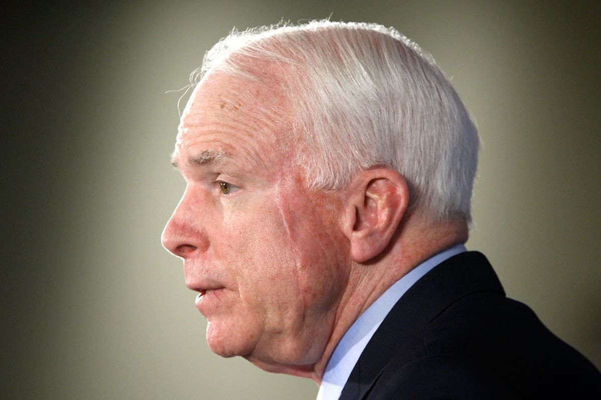 <p>Senator John McCain</p>