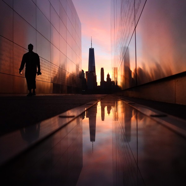 Sunrise in New York City