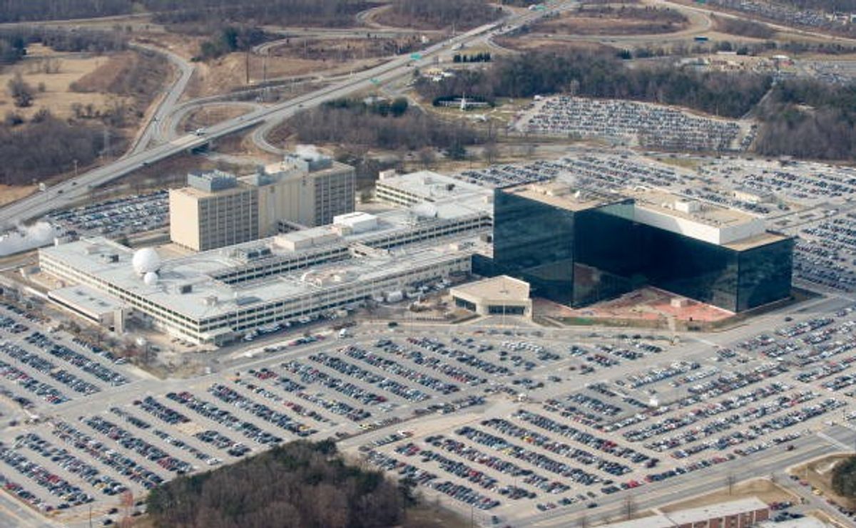 <p>The National Security Agency (NSA) headquarters at Fort Meade, Maryland</p>