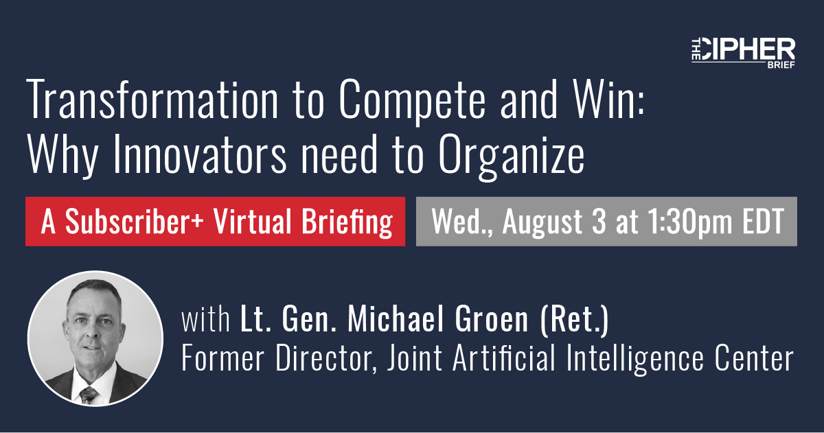 Transformation to Compete and Win: Why Innovators need to Organize