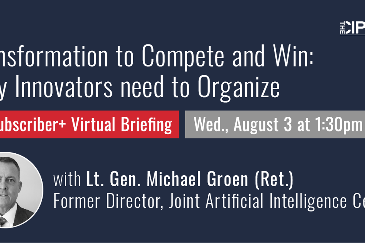 Transformation to Compete and Win: Why Innovators need to Organize