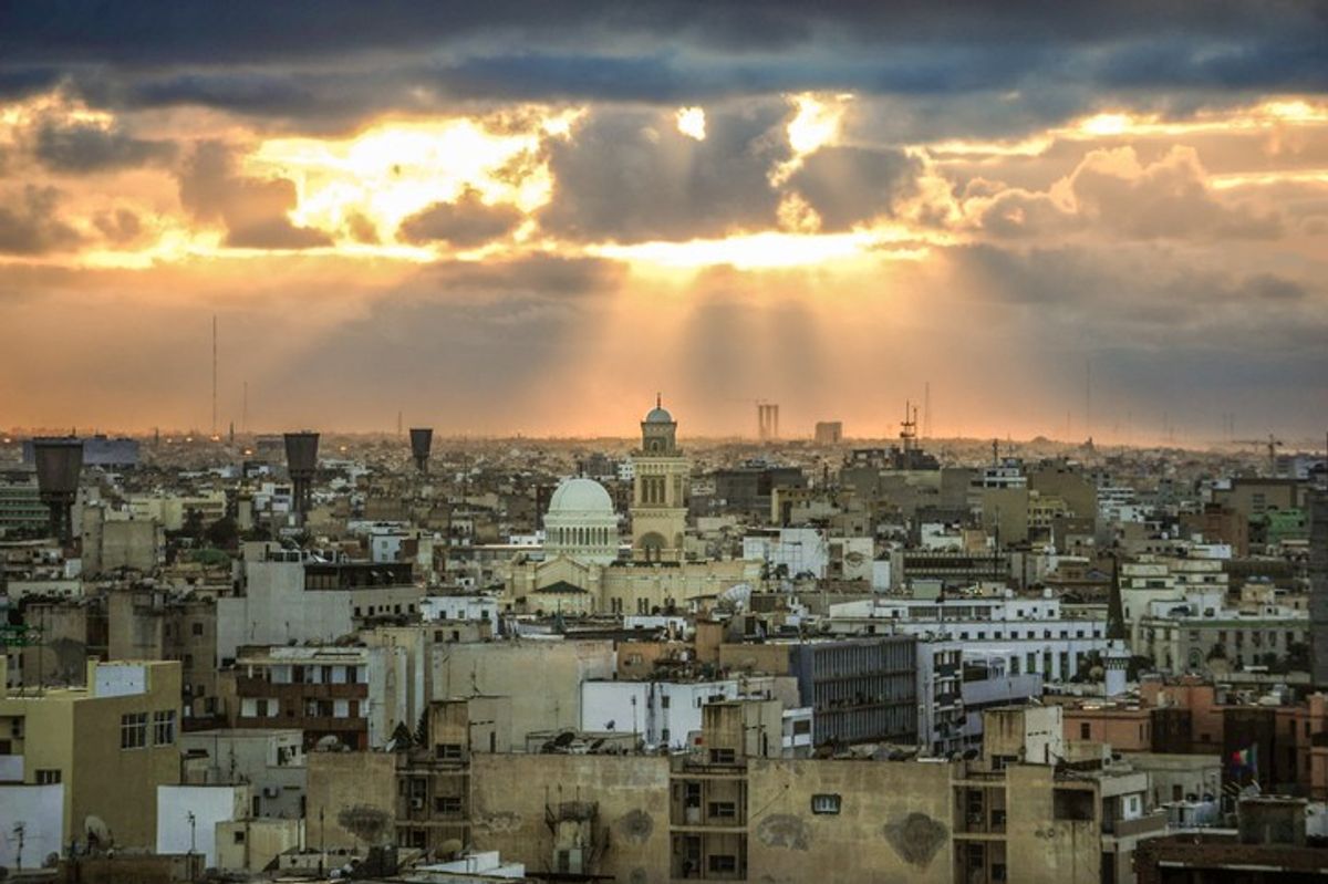 <p>Tripoli skyline, Libya</p>