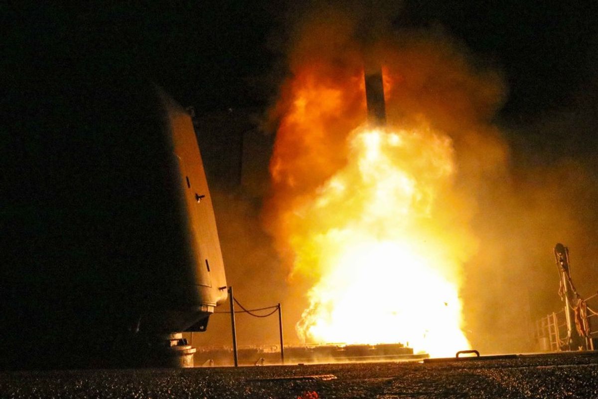 Trump Hits Assad Regime Over Suspected Chemical Attack