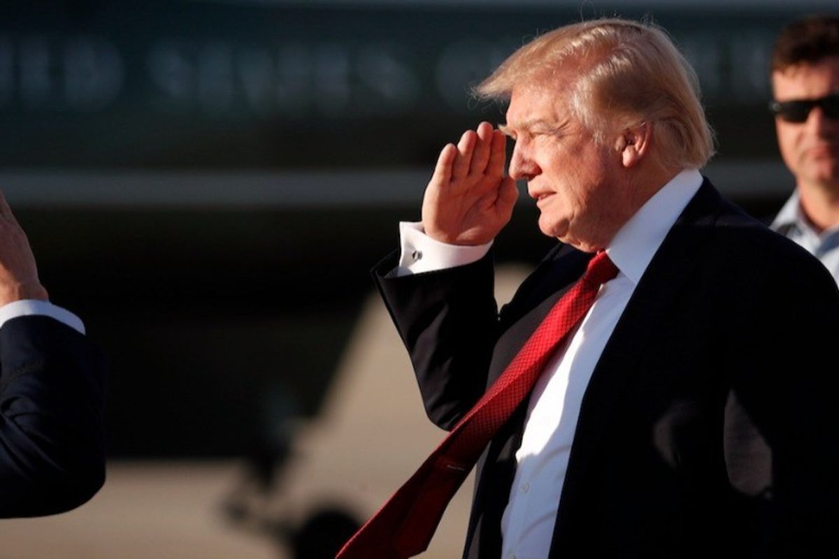 <p>Trump military</p>