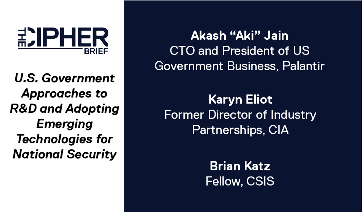 U.S. Govt. Approaches to R&D and Adopting Emerging Technologies for National Security