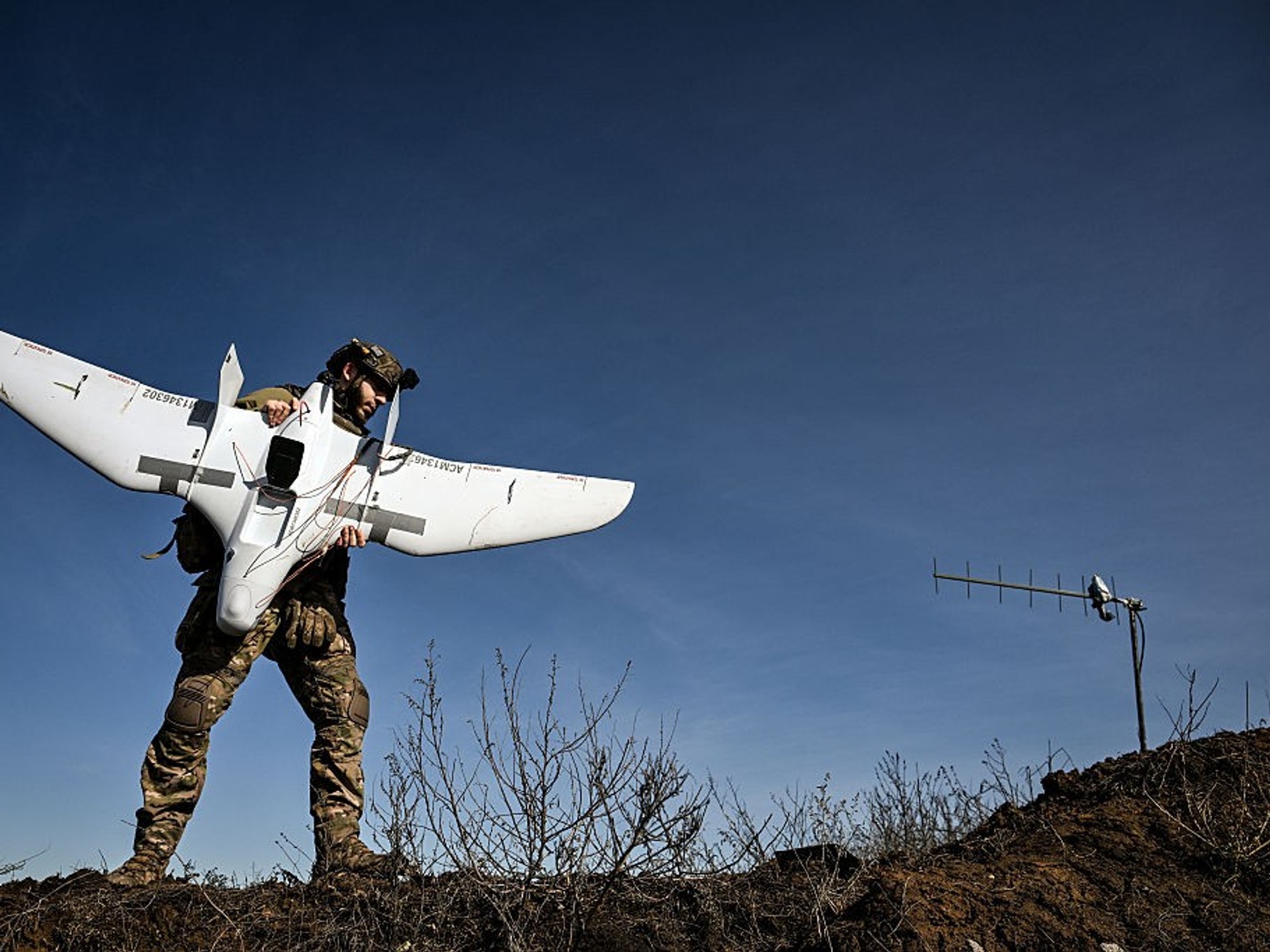 Ukrainian drone operators in Zaporizhzhia direction