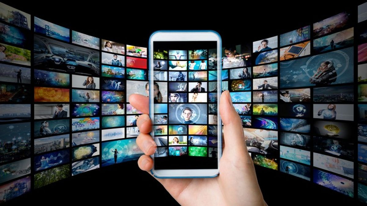 <p>Video archives concept</p>