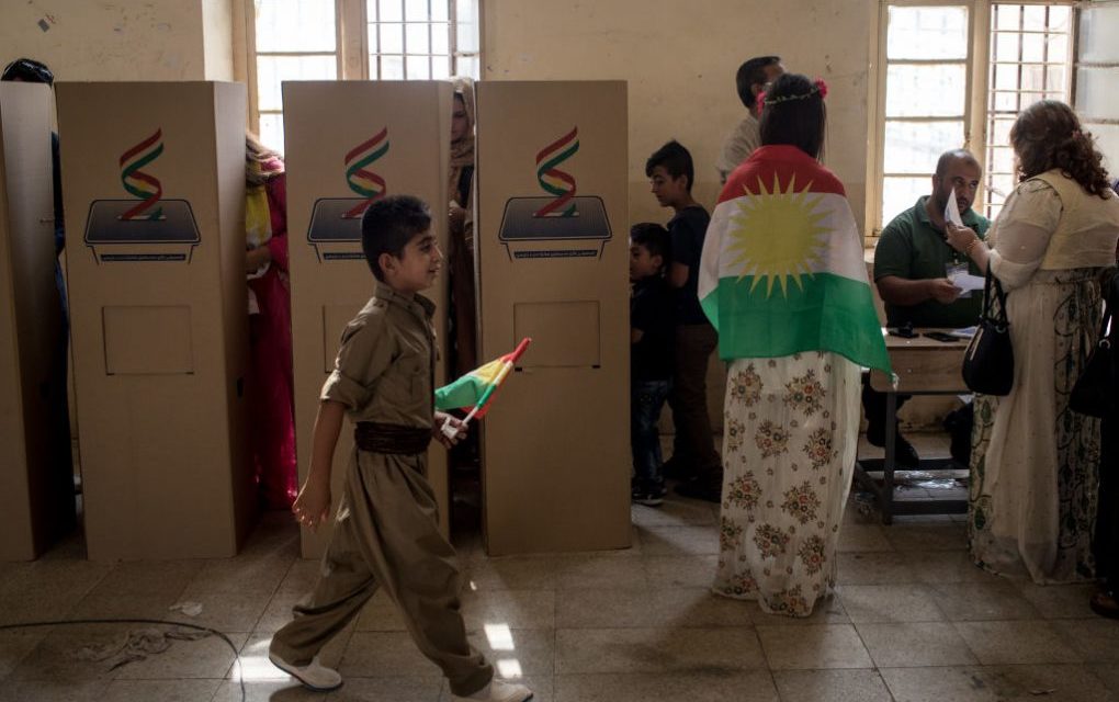 Kurds cast ballots in Kirkuk