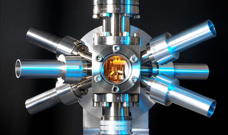 A Strontium atomic clock at the National Physical Laboratory in Teddington, England.