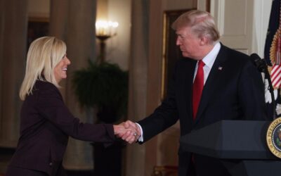 President Trump introduces Kirstjen Nielsen as DHS nominee.