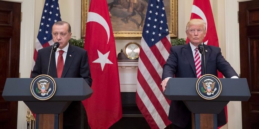 Presidents Trump and Erdogan