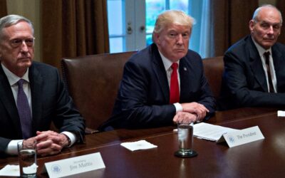 President Trump and senior military leaders
