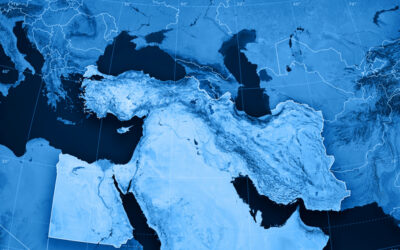 Middle East Topographic Map