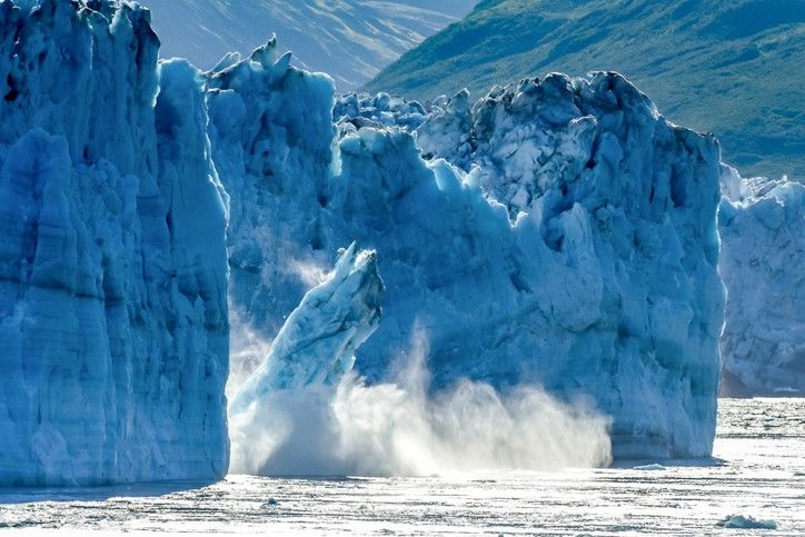 Calving Glacier Alaska